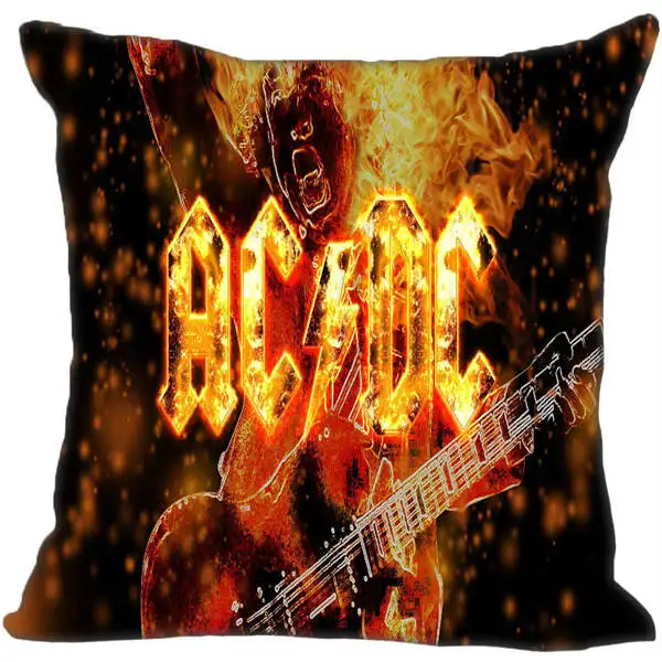 Square Pillowcases Декоративная Наволочка на заказ, музыкальная лента, Acdc стиль, квадратная Наволочка на молнии, 35X35,40x40,45x45 см(одна сторона), 180516-54 - Цвет: Square Pillowcases