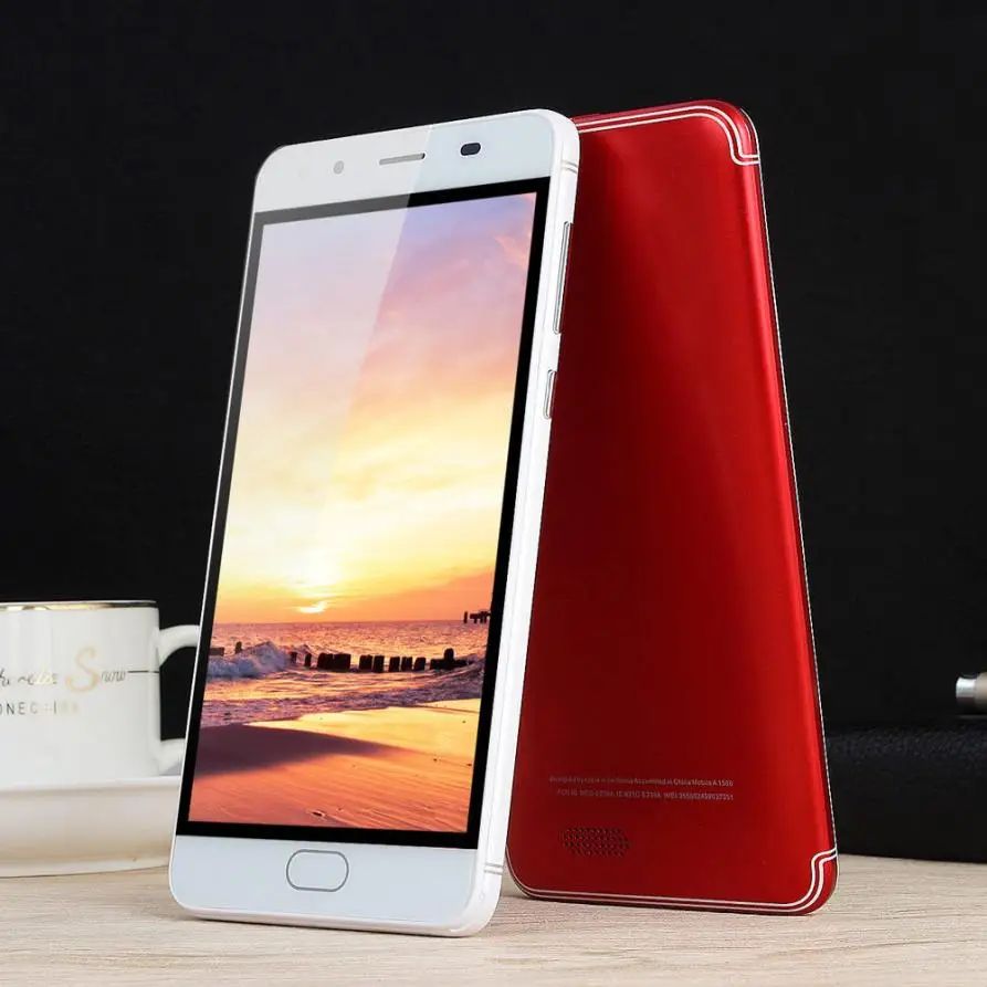 Смартфон 5 дюймов ультратонкий Android5.1 четырехъядерный 512 МБ + Мб GSM WiFi Dual SIM Camer