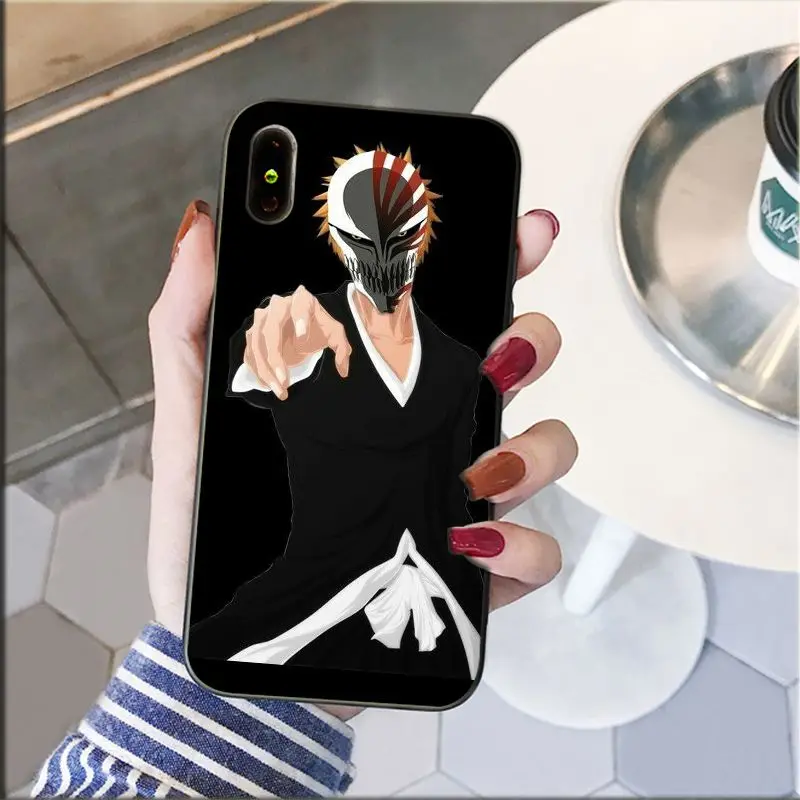 Yinuoda bleach ichigo hollow Mask Pattern Soft Phone Cell Case for iPhone 8 7 6 6S Plus 5 5S SE XR X XS MAX Coque Shell | Мобильные