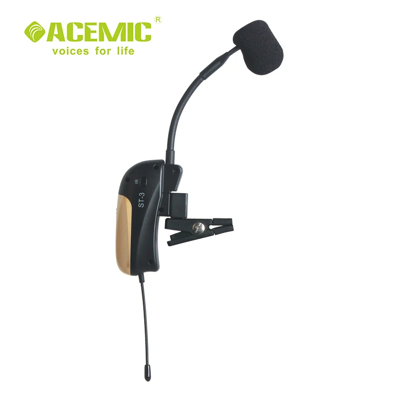 Бесплатная доставка ACEMIC ST 3 беспроводной саксофонный микрофон и для всех духовых
