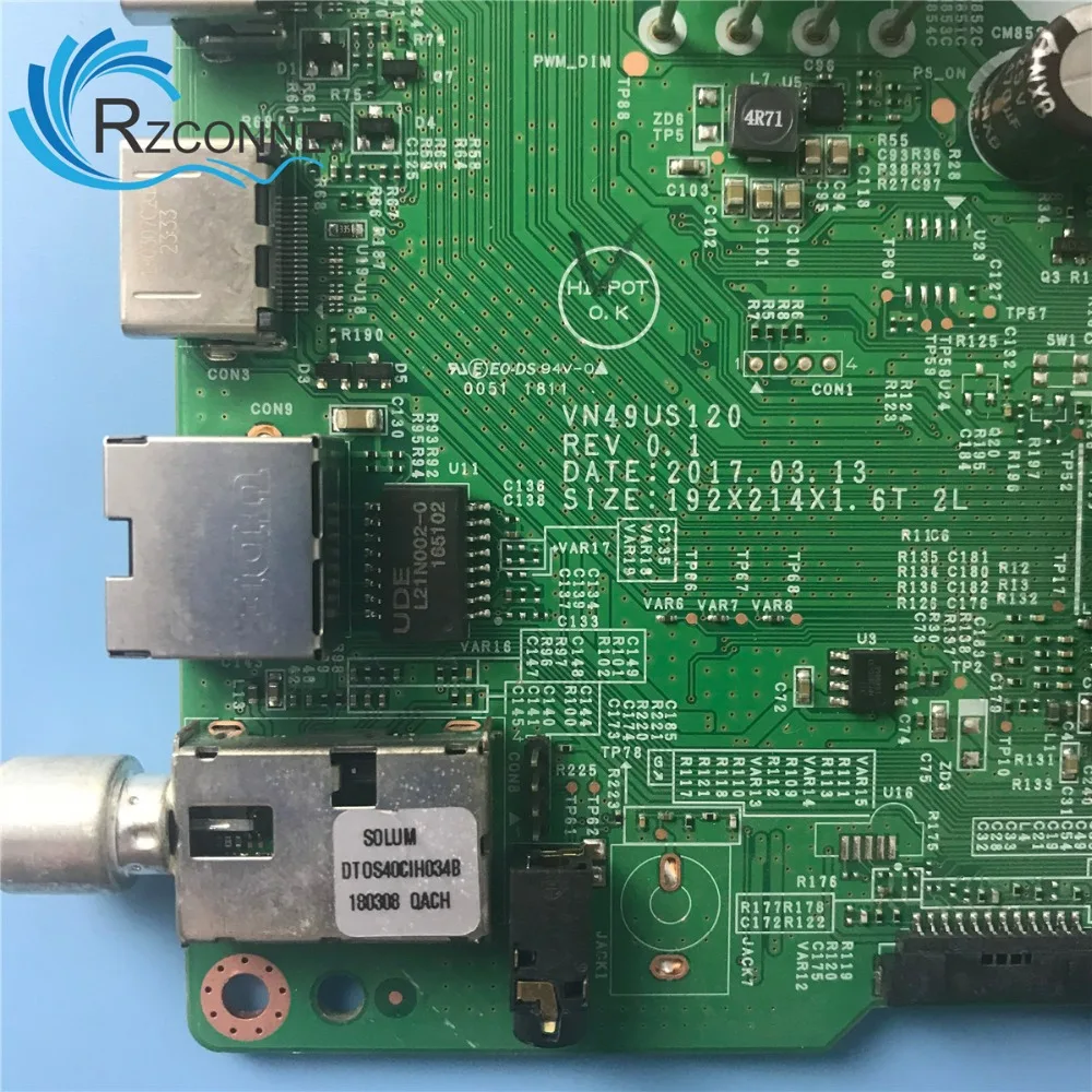 Материнская плата для SAMSUNG VN49US120 UA49NU7000JXXZ BOEI490WQ1|Промышленные компьютеры и