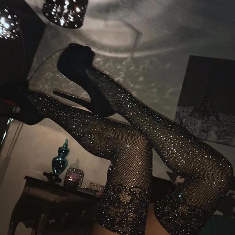 Чулки женские в сеточку пикантные чулки выше колена SW119|fishnet stockings|women stockingsthigh high