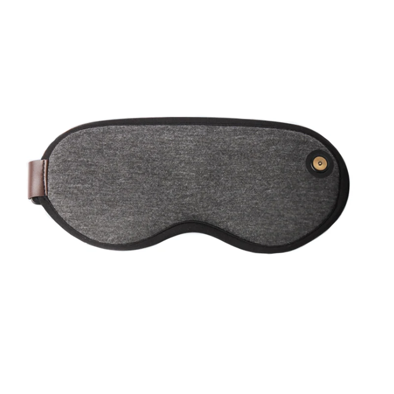 Dark gray Hyindoor хлопка с подогревом маска для глаз, потепление ночь массаж, маска, электрический USB с подогревом термостойкие подставки, регулируемый Контроль температуры, Дези - Цвет: Dark gray