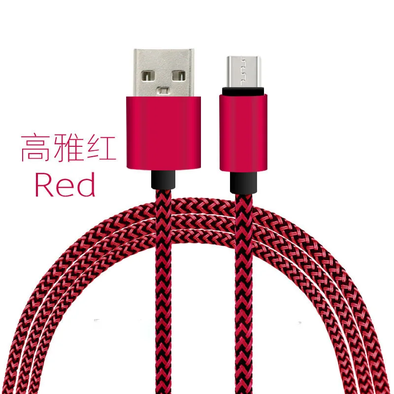 Кабель Micro usb плетеный из пеньковой веревки для передачи данных Samsung Huawei Nokia HTC Xiaomi