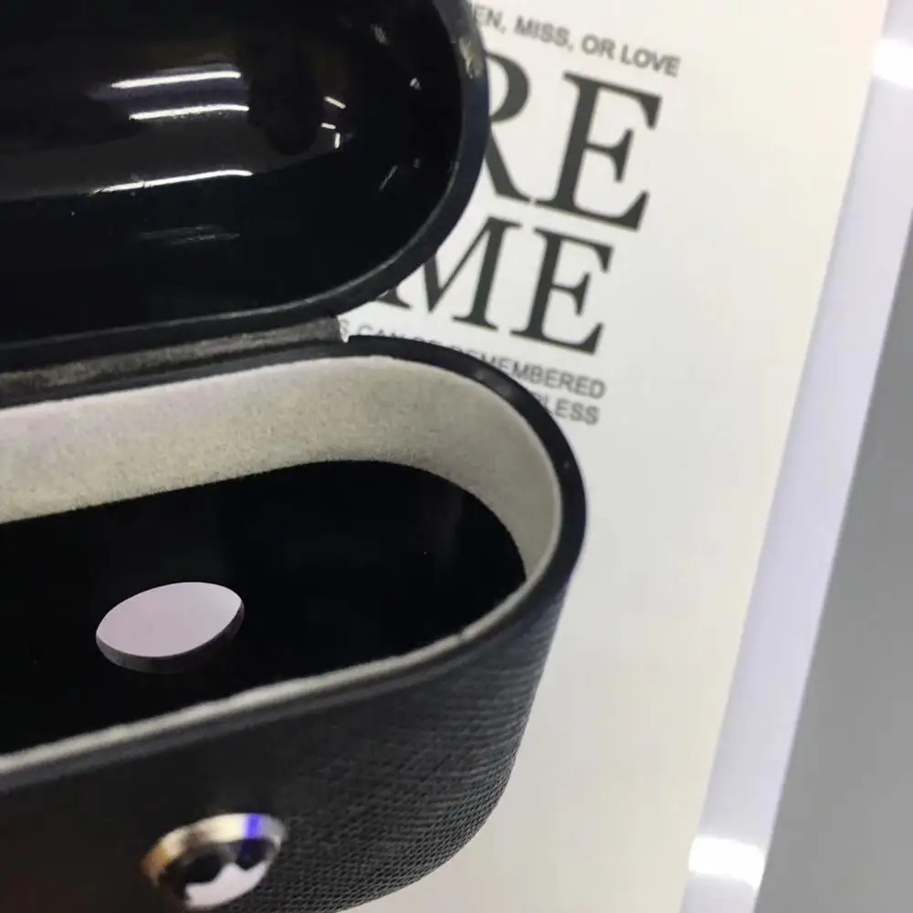 Роскошный бизнес для airpods протектор Кожаный чехол 2 крышка крокодил вязать iphone