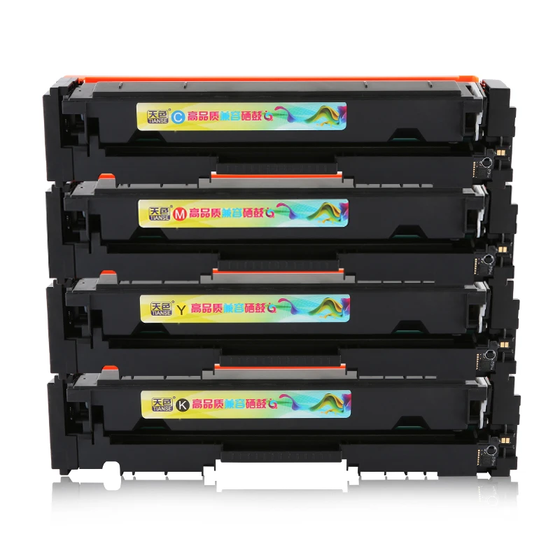 TIANSE 1 комплект CF400A CF401A CF402A CF403A 201a для hp 201A тонер картридж Цвет LaserJet PRO M252 M252DW MEP M277