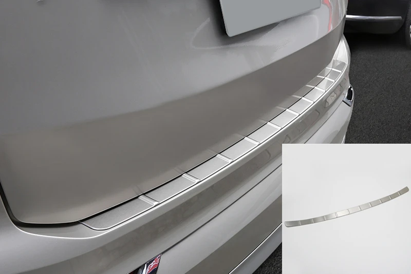 Накладка на задний бампер из нержавеющей стали для Volvo XC90 2015 2016 2017 2018 2019 1 шт.