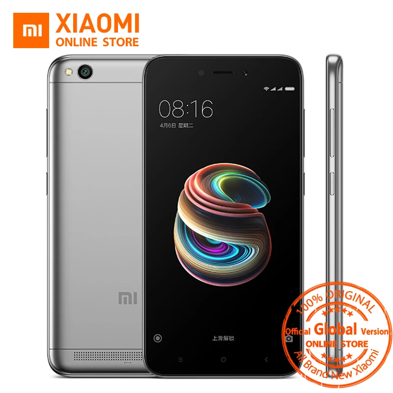 Глобальная версия Xiaomi Redmi 5A 5 мобильный телефон Snapdragon 425 4 ядра 2 GB 16 0 дюйма 13.0MP