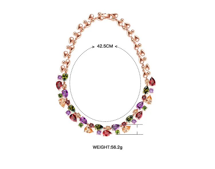 Модные ювелирные изделия ожерелье новые модные Кристаллы от Swarovski браслет