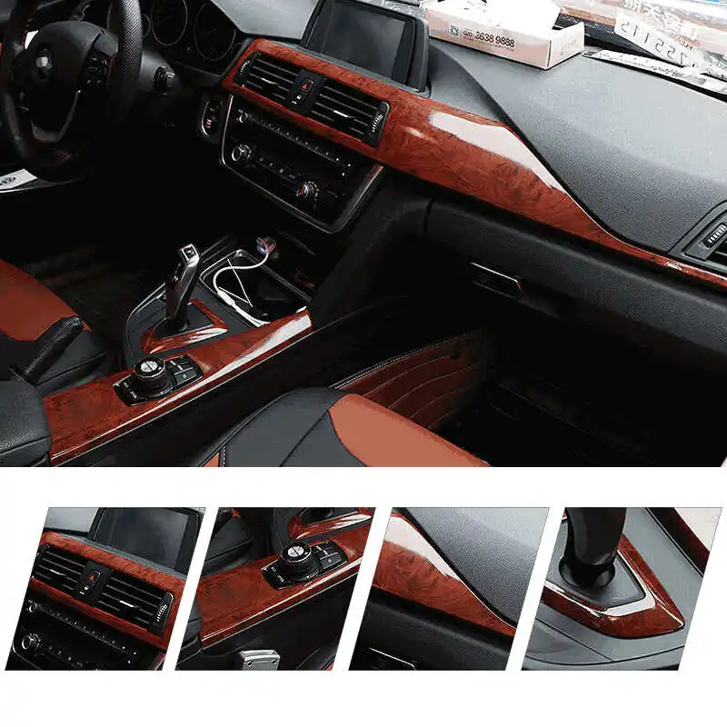 glossy bird eye d Наклейки для салона автомобиля, аксессуары, матовое покрытие, пленка для льда, Авто Виниловая пленка, изменение цвета, декоративные наклейки для Lada Kia - Название цвета: glossy bird eye d