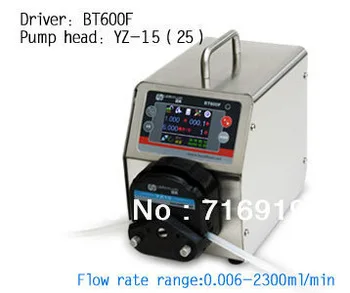 

BT600F YZ15 Lab High Big Flow Precise Dispensing Intelligent Peristaltic Dosing Water Liquid Industry Pump 0.006~2300 ml/min