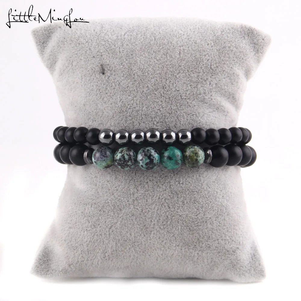 Счастливый драгоценный камень браслет для мужских ювелирных изделий|Браслеты с