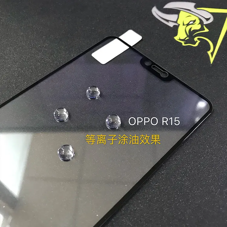 Закаленное 3D стекло для OPPO R15 полное покрытие Высококачественная