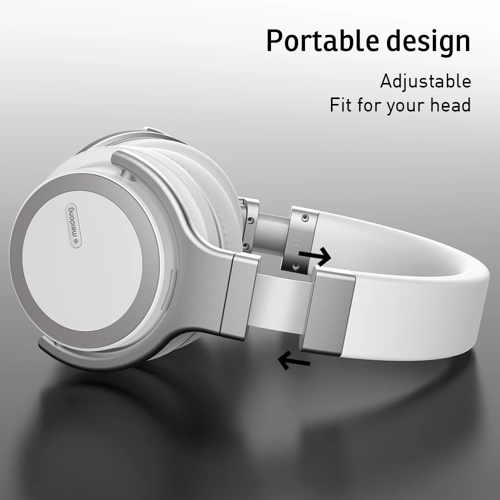 Meidong E7MDPRO беспроводные bluetooth-наушники с шумоподавлением и микрофоном для телефона 30H гарнитура для прослушивания музыки
