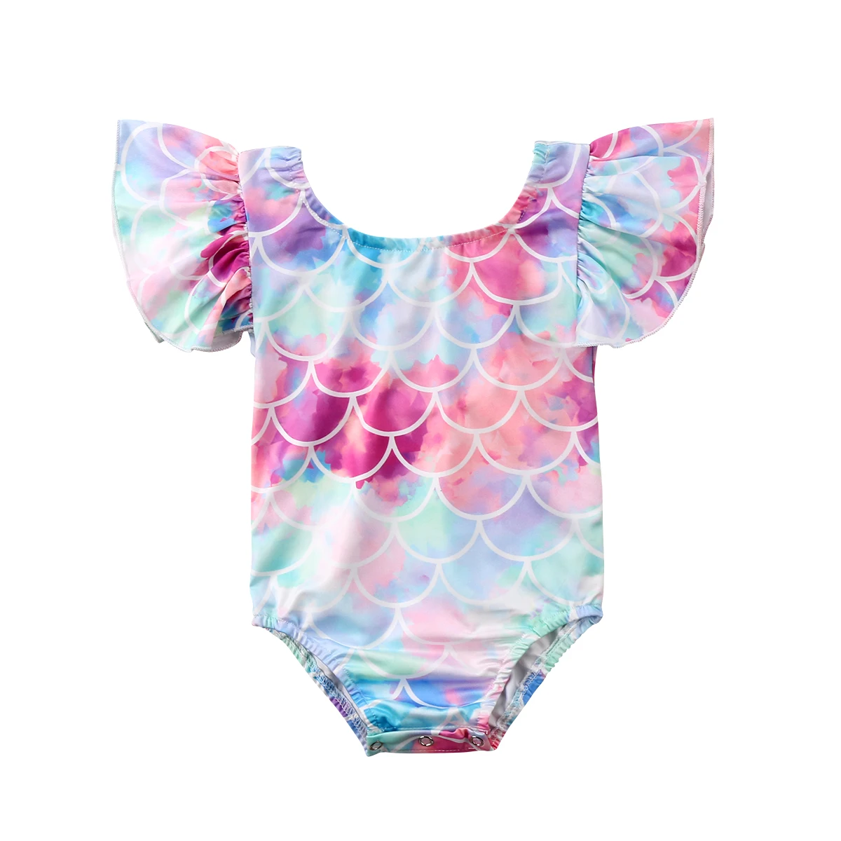 

2018 Summer Kids Baby Girls Ruffle Mermaid Swimsuit Swimwear Bikini Beachwear Clothes Outfit Size 1-4T