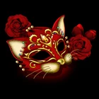 Moge 5D DIY алмазная живопись лиса маска вечерние Dimaond вечерние маска лиса алмазная живопись Толстовка с принтом лисьей морды маска Вышивка крестиком Декор