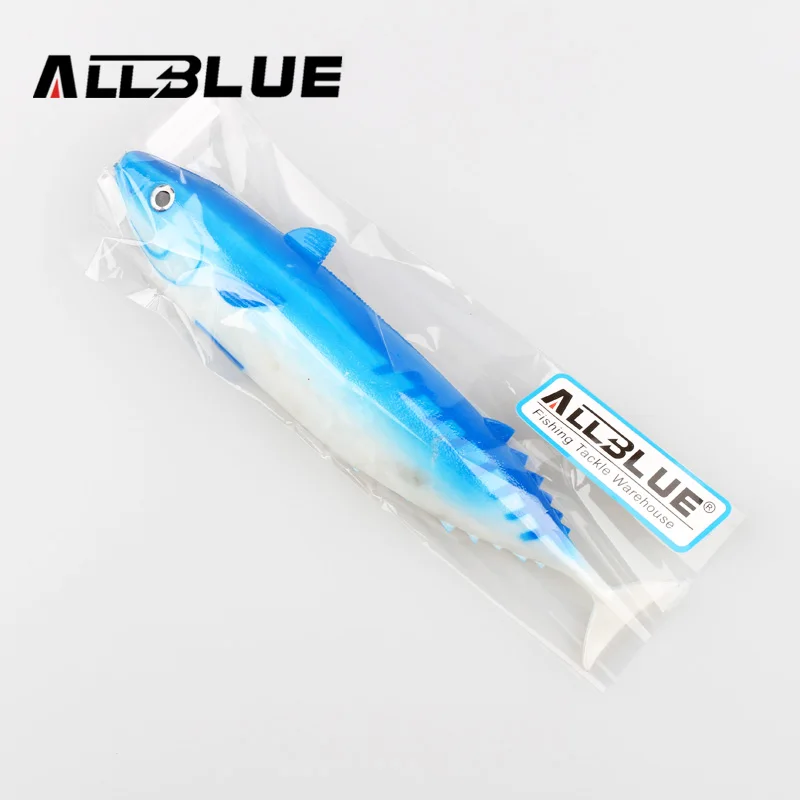 ALLBLUE приманка для ловли тунца с лодки 21 см 135 г светящаяся испанская скумбрия