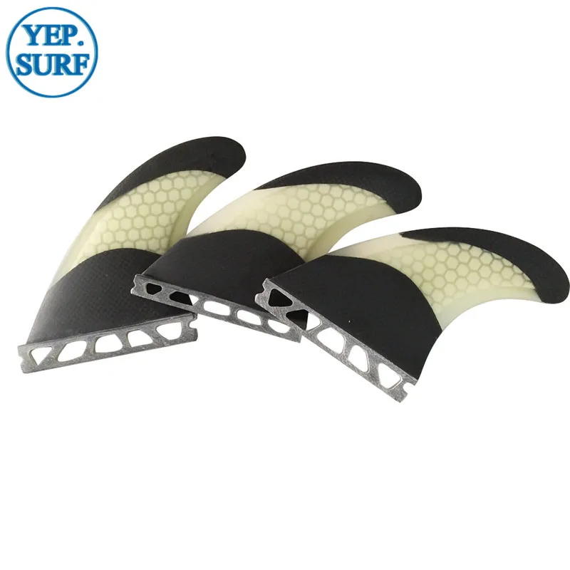 prancha quilhas de Honeycomb Surf Board Fin Single Tabs Fin M/L Surf carbon fiber Fin Fibreglass Fin Quilhas barbatanas