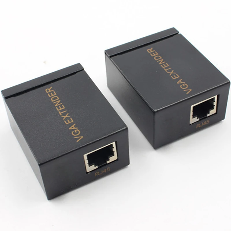 Ретранслятор расширитель VGA по cat5e/6 до 60 м UTP (приемник + передатчик)|Кабели VGA| |