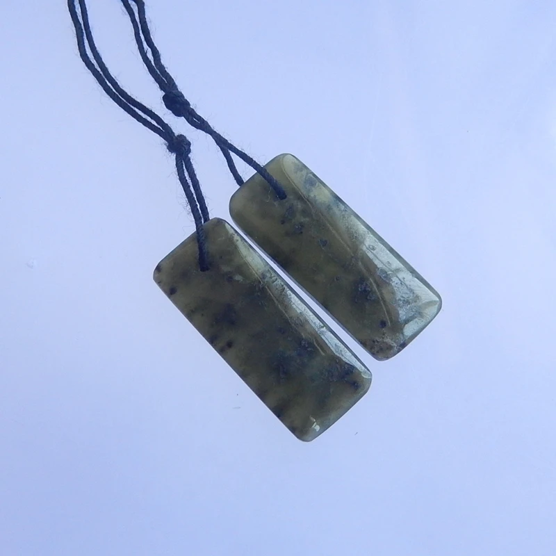 Натуральный камень Канада Jade серьги из бисера 25x10x3 мм 3.8 г Модные украшения Для
