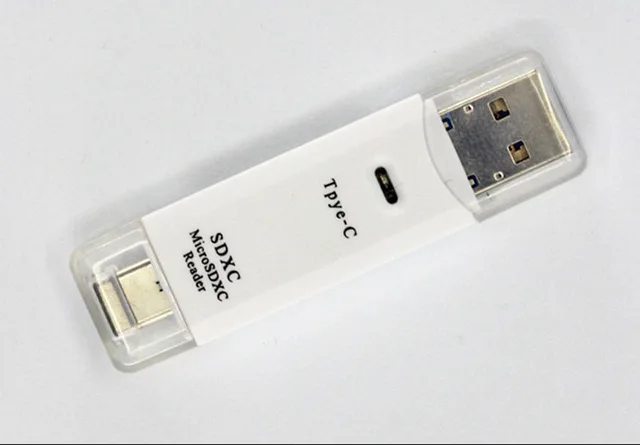 Белый Все в одном адаптере SD/Micro SD/TF кардридер type C USB 3,0 Micro USB OTG ПК с Android внешний мульти считыватель карт памяти - Цвет: Белый
