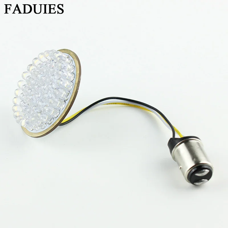 Фасветильник FADUIES для мотоцикла 2 дюйма светодиодный ная вставка 1157 панель