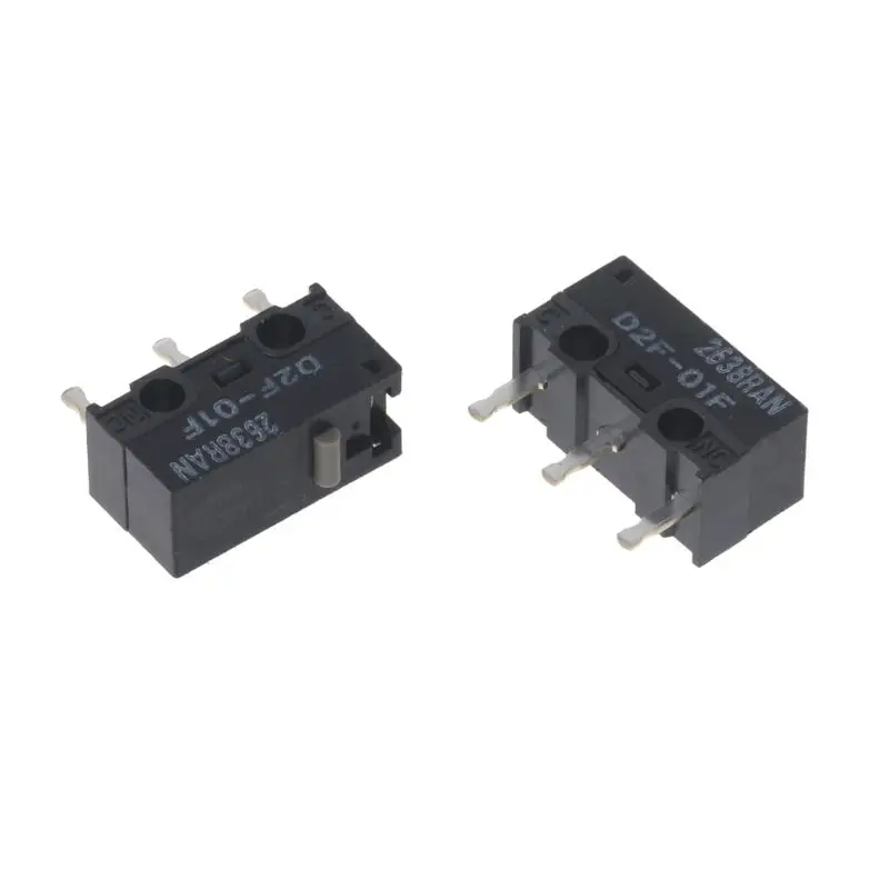 2 шт. оригинальная мышь OMRON Micro Switch D2F 01F с серыми точками из Золотого Сплава|Коврики