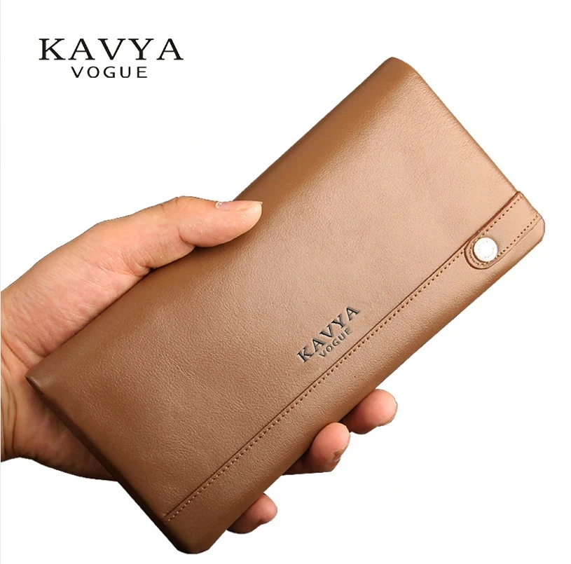 Кошелек KAVYAVOGUE мужской из натуральной кожи | Багаж и сумки