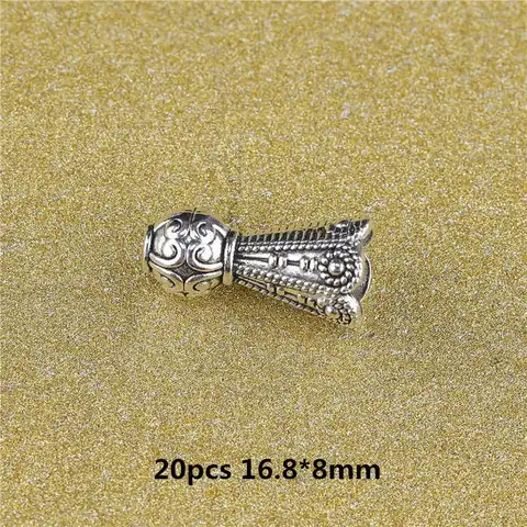 Колпачки для бижутерии Juya, металлические, 20/50 шт.