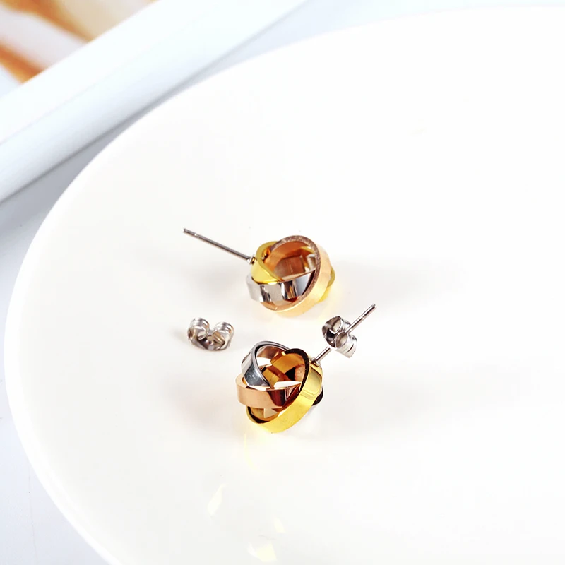 Цзин Цзян серьги ювелирные изделия из металлической нержавеющей стали