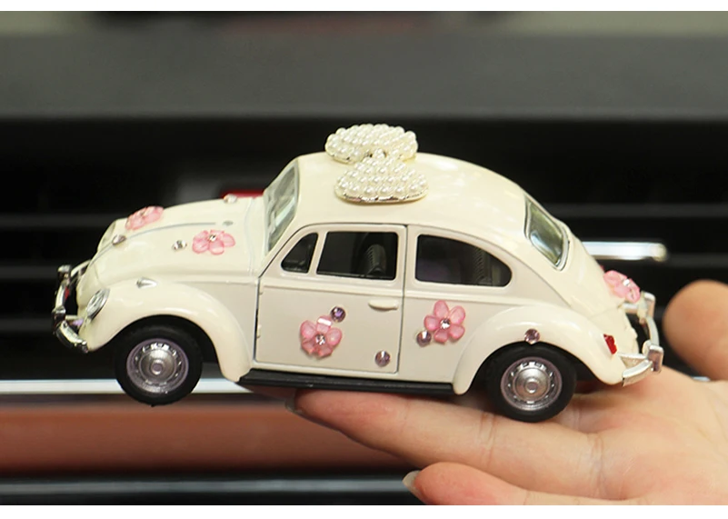 Милые украшения для интерьера автомобиля милая розовая и белая модель Бант