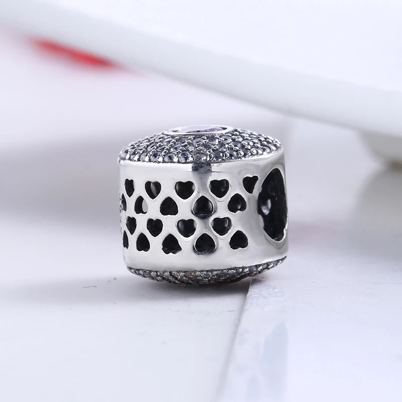 High Quality 925 Sterling Silver Luxury Shinning Pave CZ Beads Fit Original DIY Pandora Charm Bracelet Authentic Fine Jewelry | Украшения и