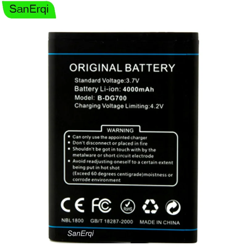B-DG700 Аккумулятор Для Doogee DG700 TITANS2 4000mAh батарея | Мобильные телефоны и аксессуары
