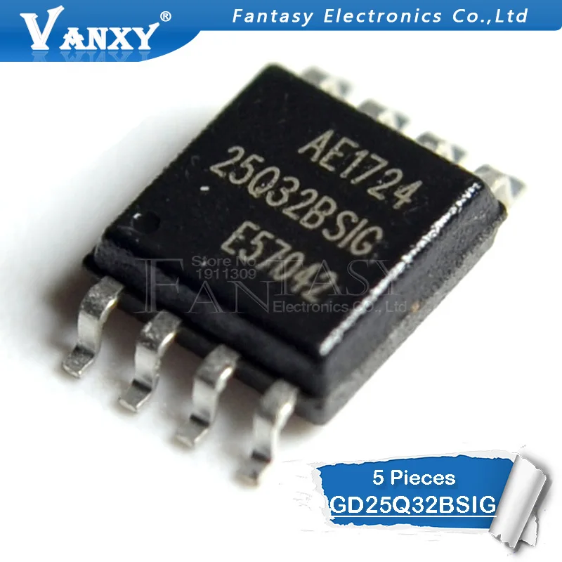 5 шт. GD25Q32BSIG GD25Q64BSIG GD25B64BSIG GD25Q16BSIG GD25Q64CSIG GD25Q80BSIG SOP новый оригинальный | Электронные