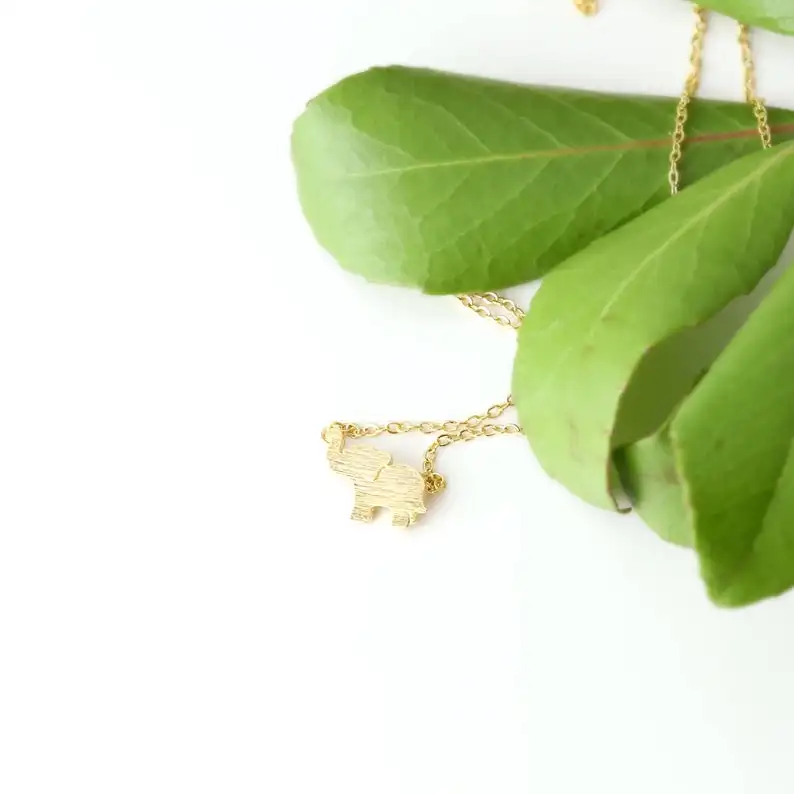 Ожерелье в виде слона ожерелье с буквами ювелирные изделия для детей инициалом