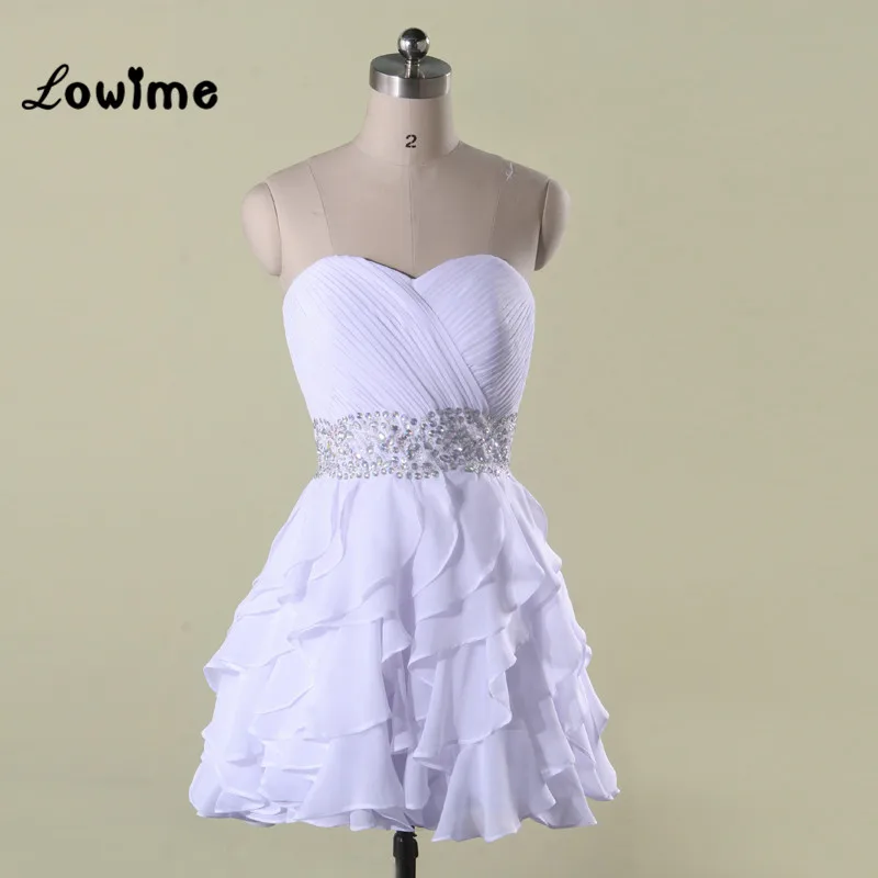 Белые короткие платья для встречи выпускников недорогие 8 классов искусственный