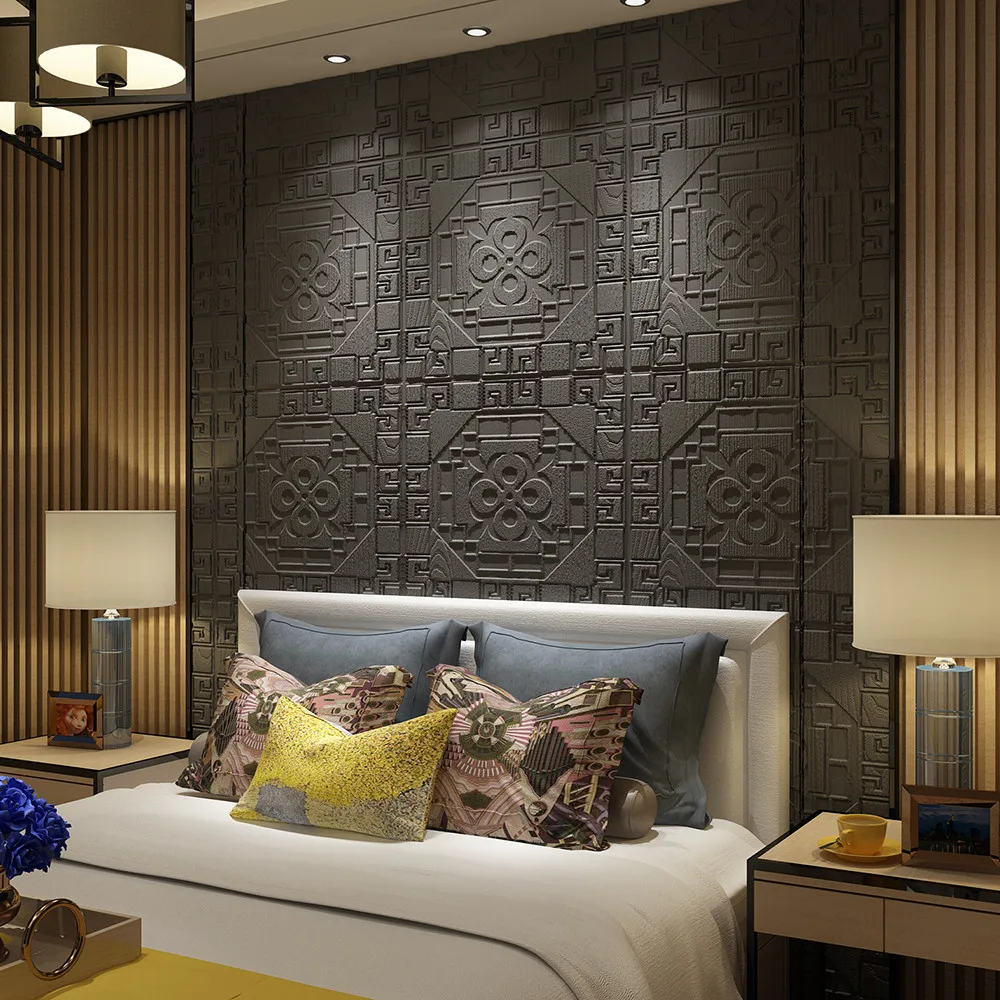 Домашний деко Популярная Современная Геометрическая 3D наклейка на кирпичную