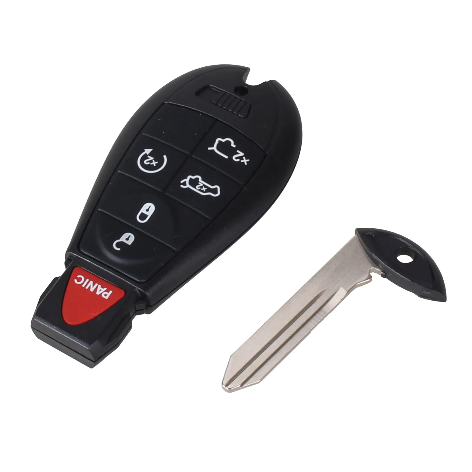 6 buttons DANDKEY 3 4 5 6 7 кнопки дистанционного чехол умный Корпус ключа для Chrysler Jeep Grand Cherokee 2008- Fob смарт-чехол для ключей - Цвет: 6 buttons