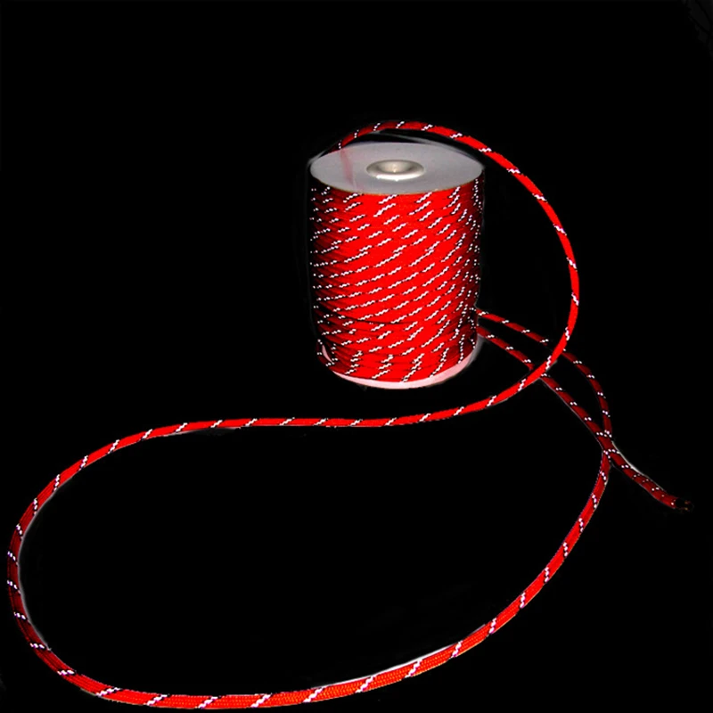 5 мм Диаметр Светоотражающая веревка ветрозащитная для палатки кемпинга наборы