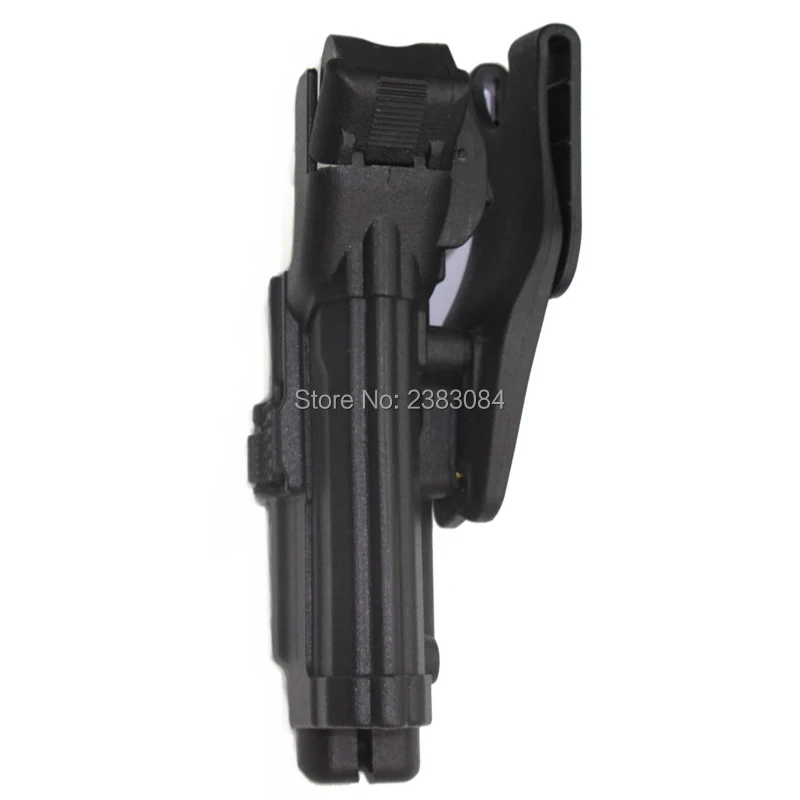 

Airsoftsports Tactical IPSC Flashlight Holster Military Hunting Paintball Compact RH Pistol Paddle Belt Gun Holster for HK USP