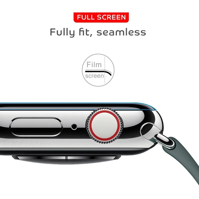 Гидрогелевая пленка для защиты экрана Apple watch iWatch 1 2 3 4 38 42 40 44 мм Защитная ekran koruyucu