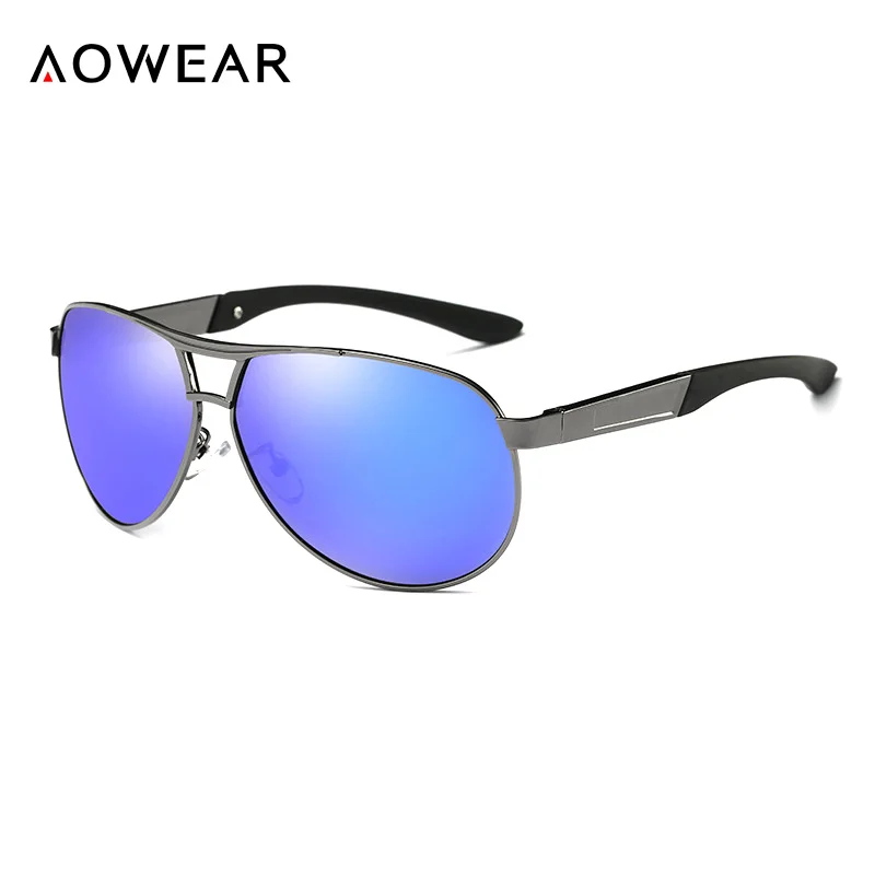 AOWEAR, очки для вождения, для ночного видения, мужские, UV400, для вождения, желтые солнцезащитные очки, желтые линзы, для ночного видения, поляризационные, Oculos gafas de sol