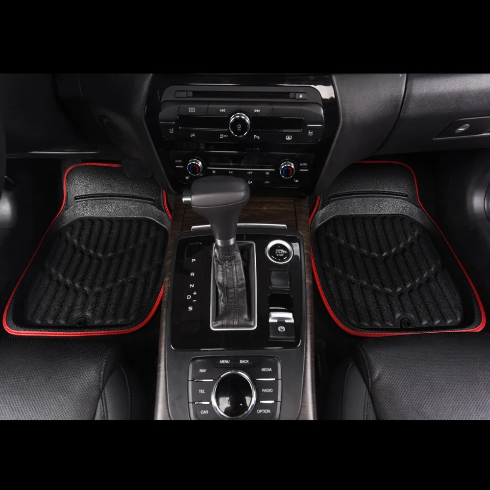 Кожаные автомобильные коврики для Tesla Model S 2014 2015 2016 2017 2018 пользовательские ножные