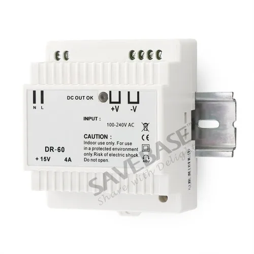 Источник питания din 60W 15V для видеодомофона и системы контроля доступа|Аксессуары