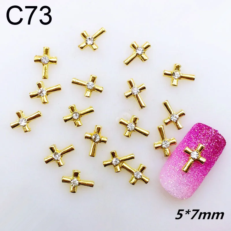 30 style 10Pcs 3D Charm DIY Special Design Gold Alloy Rhinestone Nail Art Accessory Manicure Jewelry Decoration For Nails | Красота и
