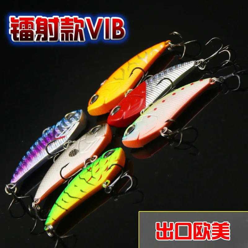 

10g 60mm Isca Artificial VIB Sinking Sea Fishing Bait Lures Deep Ocean Fishing With Treble Hook Wobbler Trolling Bait Tackle