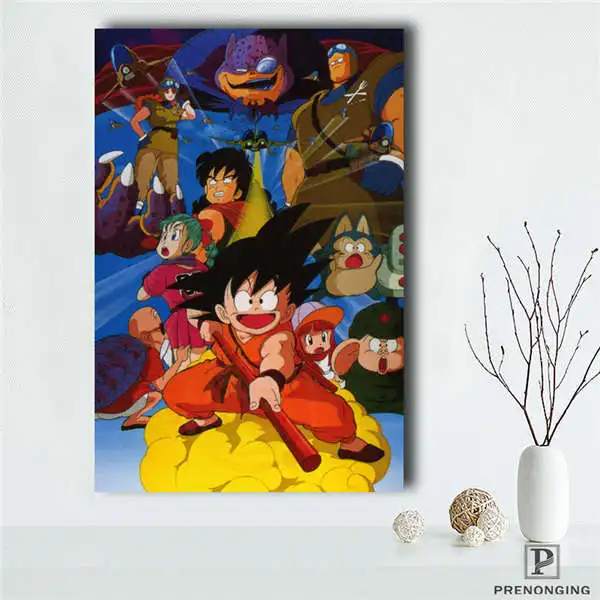 Фиолетовый Съемная Фреска домашний декор es плакат топ продаж Dragon Ball Z Гоку аниме плакат#190114s07 - Цвет: Фиолетовый
