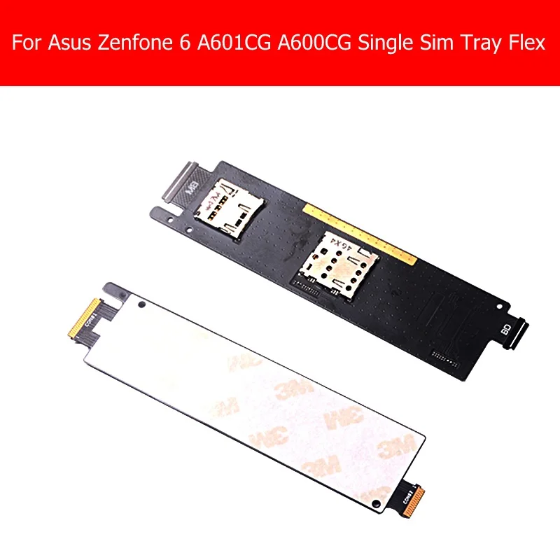 Устройство для чтения одной Sim карты гибкий кабель Asus zenfone 6 A600cg A601CG T00G Z002