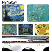 MaiYaCa  Vincent van Gogh. The Starry Night Flower aesthetic Art Computer Gaming Mouse mats gaming Mousepad For PC Laptop