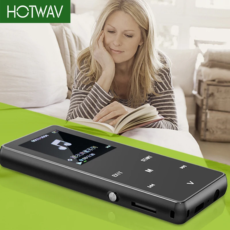 HOTWAV высокое качество 1 8 дюймов MP3 музыкальный плеер металлическая текстура
